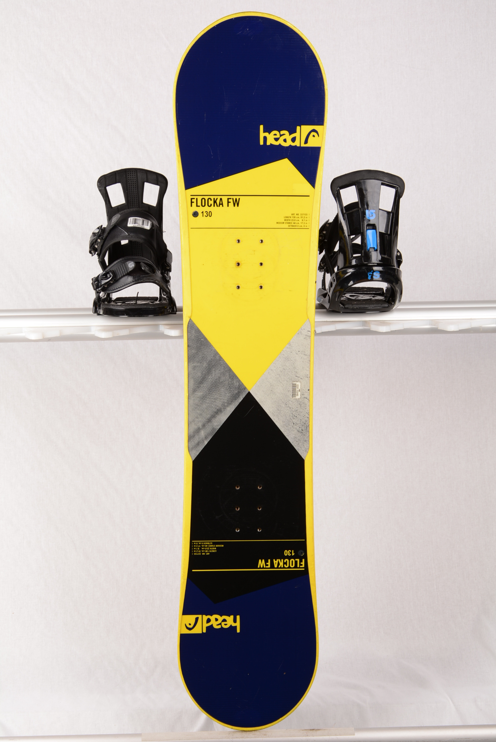 tabla snowboard niños HEAD FLOCKA FW 4D , NAVY/yellow, woodcore, framewall,  FLAT 